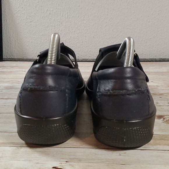 Hotter Sunset Mary Jane Shoes in Dark Navy Blue Leather US 10 Comfort Concept - Picture 3 of 11
